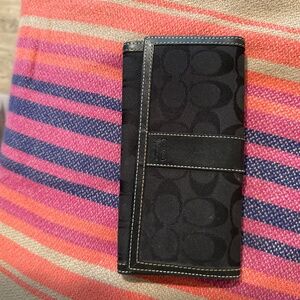 Coach black wallet